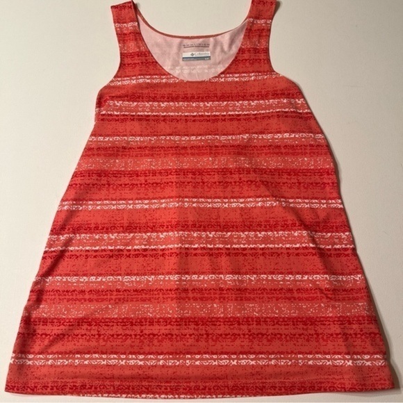 EUC Columbia Women's Omni-Wick Lightweight Hike Tank Top Orange Size S/P $60 (Y) - Picture 1 of 6